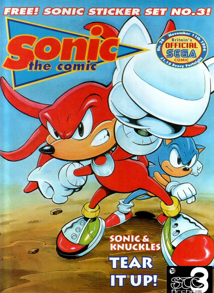 Sonic - The Comic Issue No. 038 Cover Page